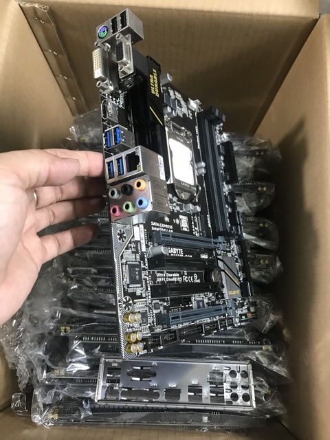 Main gigabyte B150M-D3H 4 khe ram full cổng ăn chơi