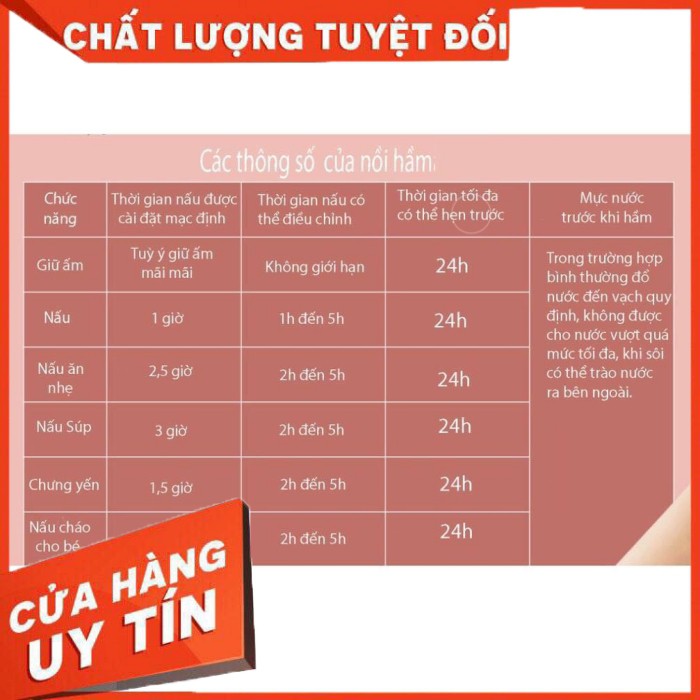 Nồi Kho Cá - Hầm Xương - Nấu Cháo Chậm Cách Thủy