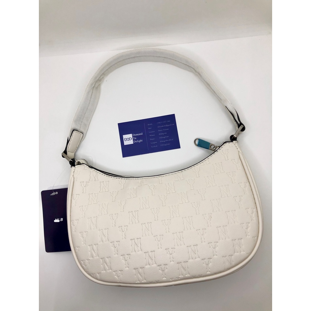 Túi Đeo Vai M.L.B Monogram Embo Hobo Bag Season 2022