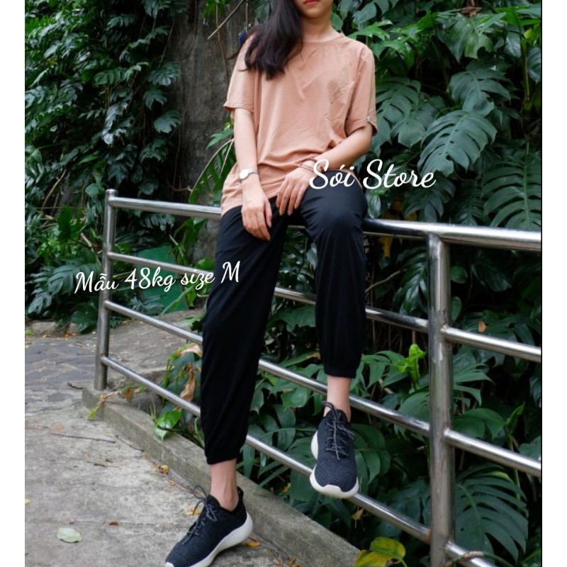 40-100kg jogger ống rộng nam nữ bigsize thời trang unisex hot trend | WebRaoVat - webraovat.net.vn