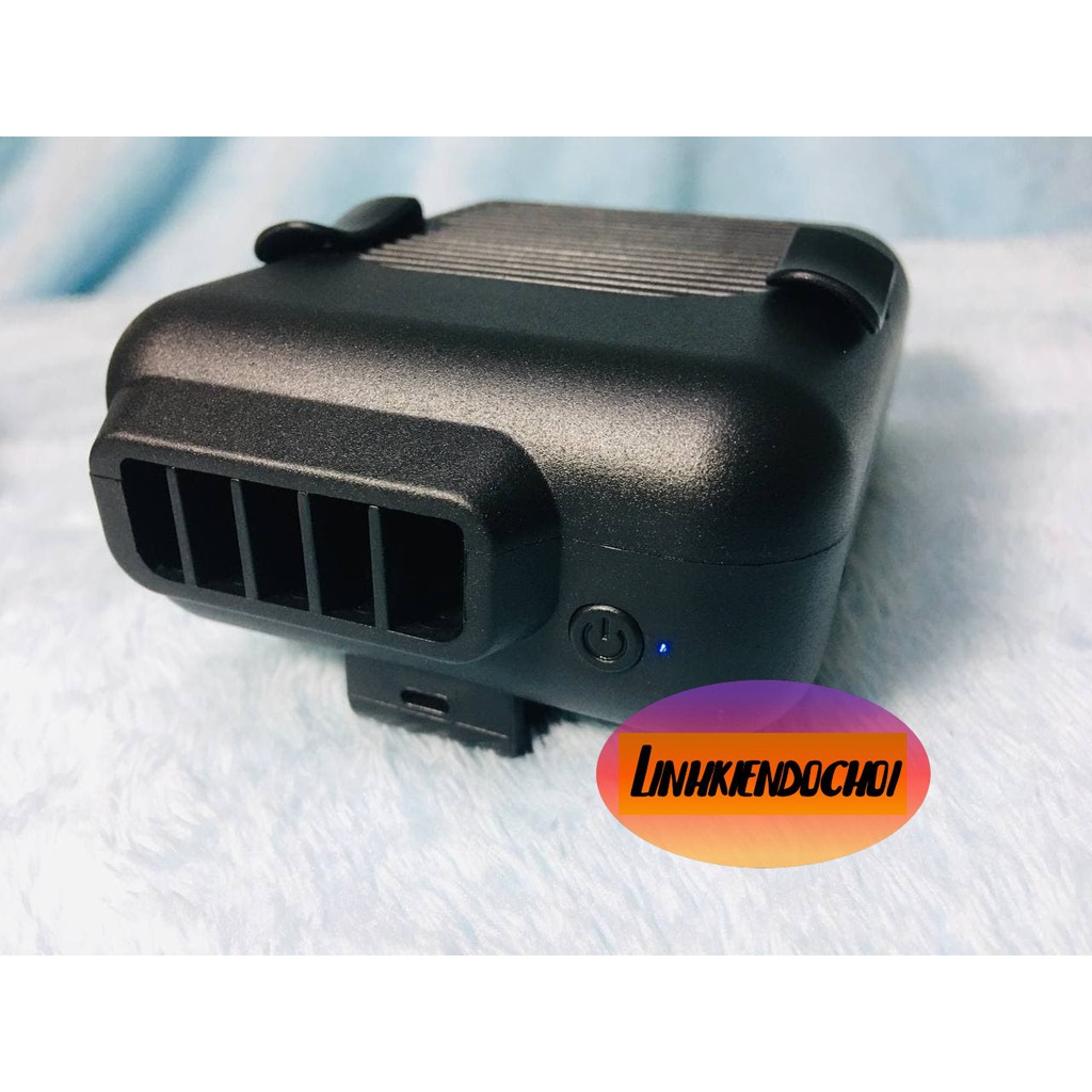 Quạt Mini đeo cổ, quạt tích điện - Mini Cầm Tay Đeo thắt lưng pin 4000mah có cổng sạc ĐT rất tiện lợi | BigBuy360 - bigbuy360.vn
