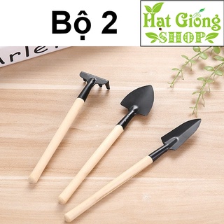 Bộ Dụng Cụ Làm Vườn - Bộ Cuốc Xẻng Mini (bộ 3 cái)