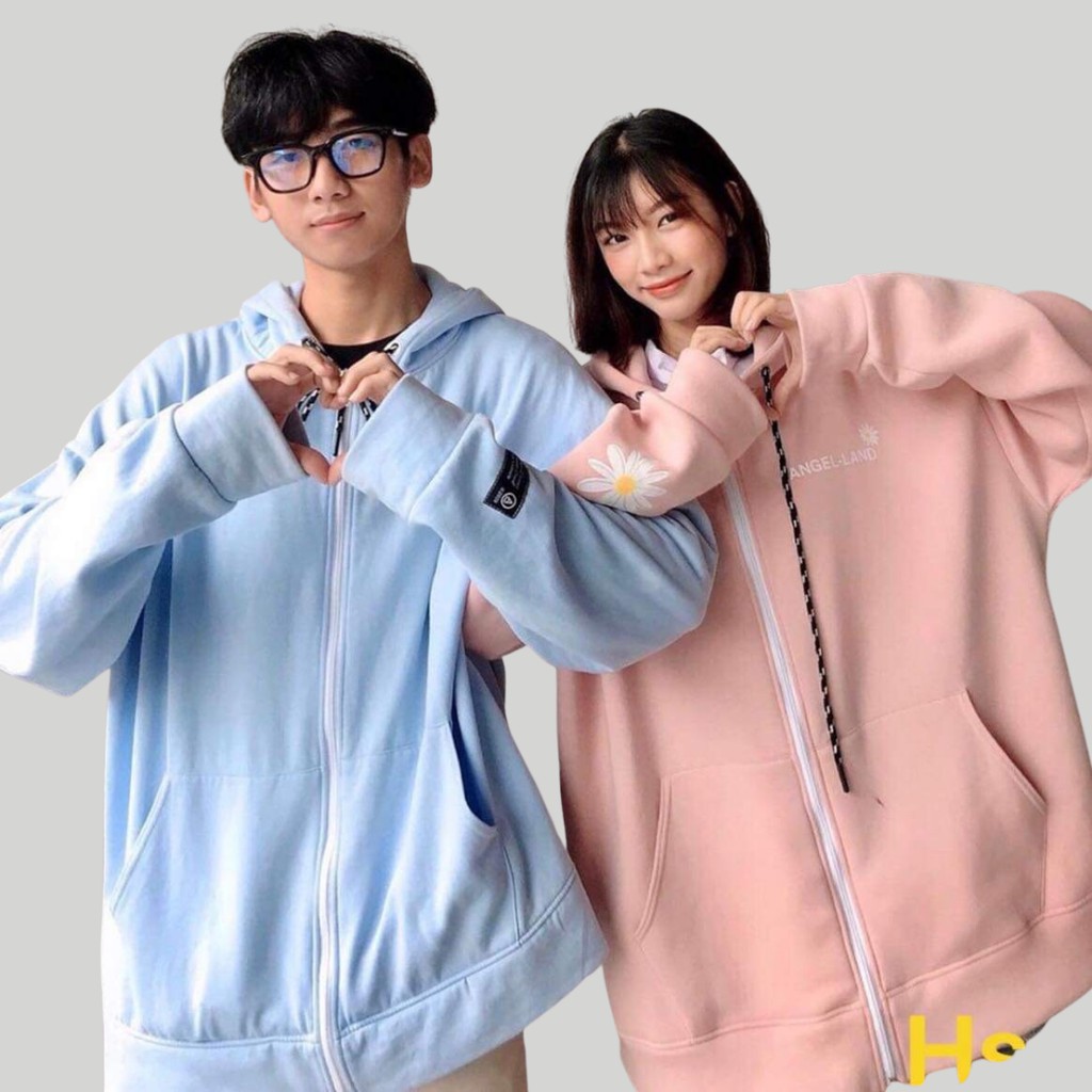 Áo Khoác Nỉ Hoodie Chữ A Hoa Cúc Chất Nỉ Ngoại Dày Dặn Hàng Chuẩn Shop SUZY | BigBuy360 - bigbuy360.vn