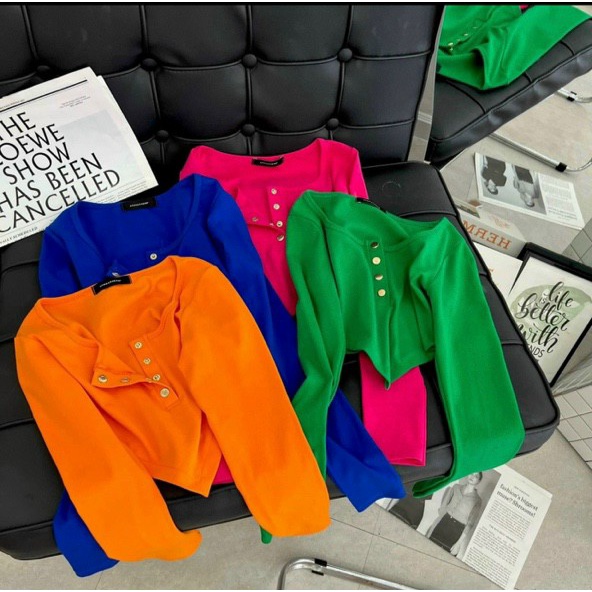 ❤❤❤Áo kiểu cổ V nhúng eo xinh GB27121