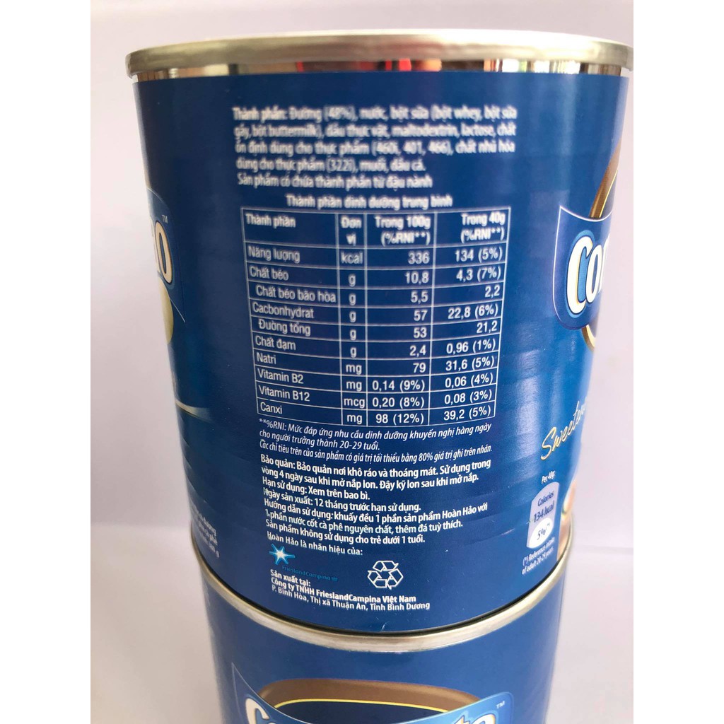 Sữa Đặc Có Đường Hoàn Hảo - Lon 380ml