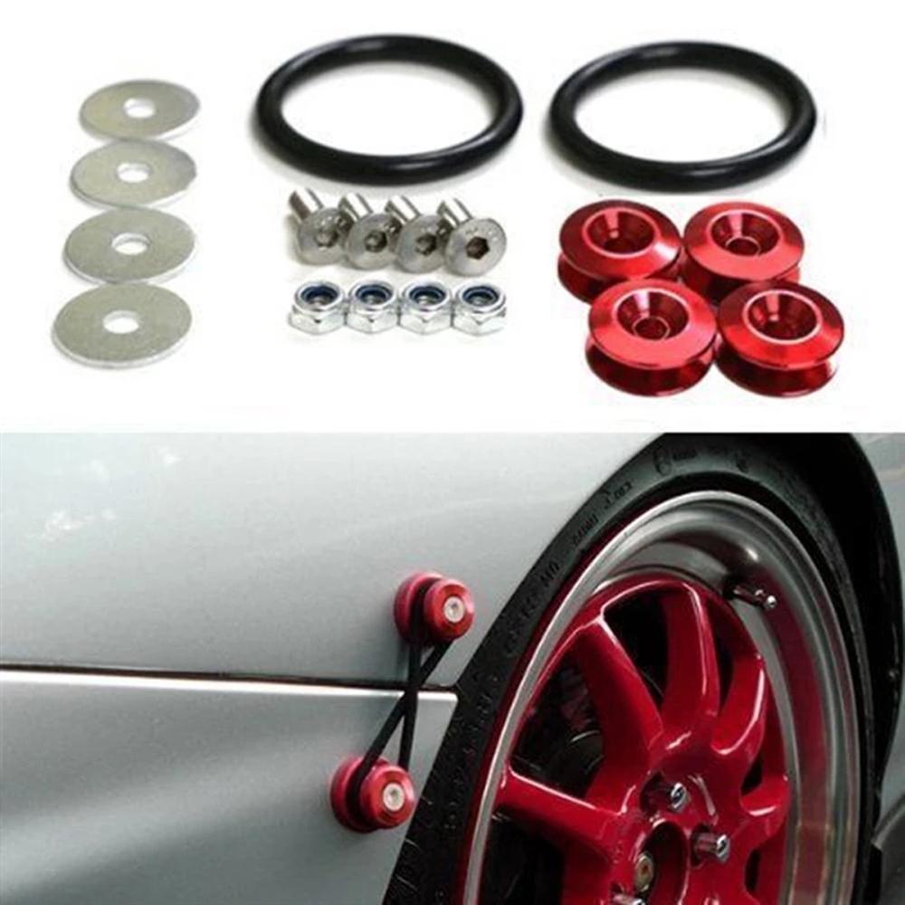 FENDER Bộ Đinh Vít Bằng Nhôm Cố Định Tấm Chắn Bùn Trước Cho Xe Hơi