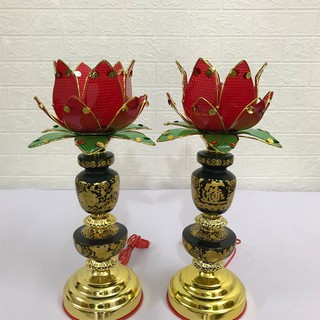 Đèn thờ điện hoa sen