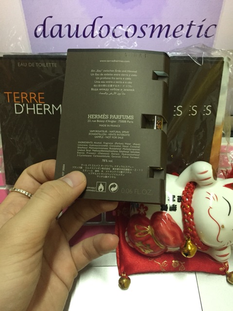 [ vial nam ] Nước hoa Hermes Terre D'Hermes EDT 2ml - Terre EDP 1.5ml | BigBuy360 - bigbuy360.vn