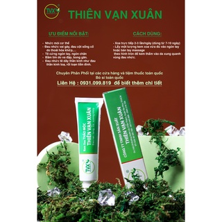 Gel xoa bóp thiên vạn xuân - massage - chuyên xoa bóp đau nhức xương khớp 2022
