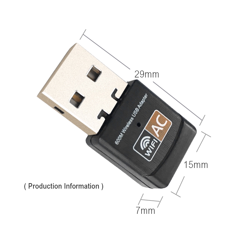 AMORUS USB Thu Tín Hiệu Sóng Wifi Ac 600m 5g | BigBuy360 - bigbuy360.vn