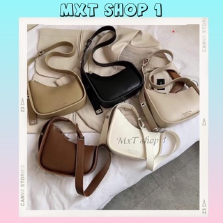 Túi xách đeo chéo dáng thuyền da dầy mt5