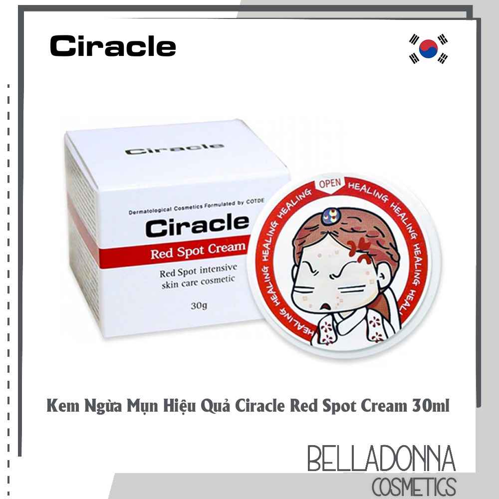 Kem Ngừa Mụn Hiệu Quả Ciracle Red Spot Cream 30ml