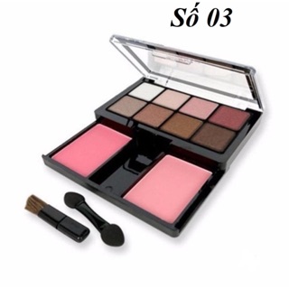 Set phấn mắt + má Odbo nhỏ kèm cọ #3