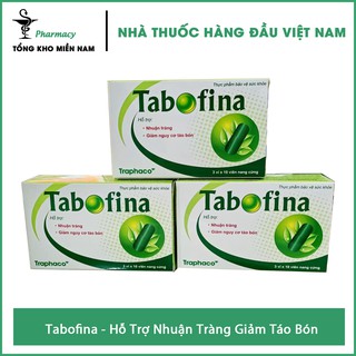 Viên Uống Tabofina - Hỗ Trợ Nhuận Tràng Giảm Táo Bón – Hộp 30 viên – Tổng Kho MiềnNam
