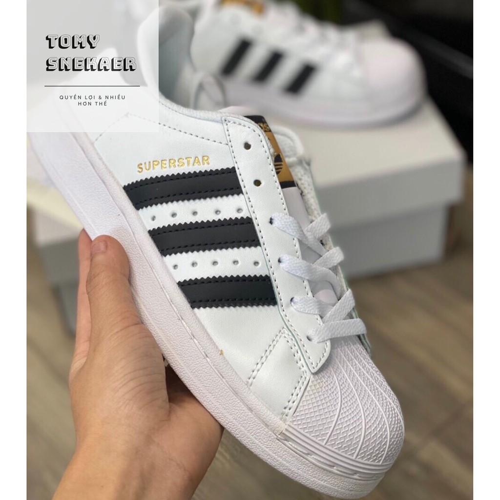 [Mã FAGREEN245 giảm tới 30K đơn 99K] [Chuẩn 11] Giày Thể Thao Superstar Mũi Sò Tem Vàng hàng cao cấp full box bill | BigBuy360 - bigbuy360.vn