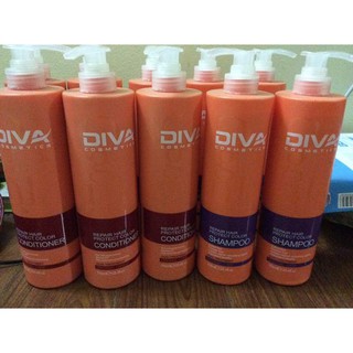 Cặp dầu gội và xả DiVA chăm sóc tóc siêu mềm mượt