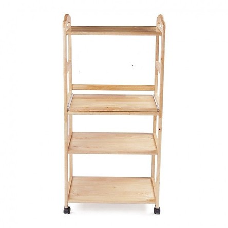 Kệ Lò Vi Sóng, Kệ Lò Nướng Có Ray Kéo 3 Tầng YOUR HOUSE Gỗ Tự Nhiên Siêu-Bền Đẹp
