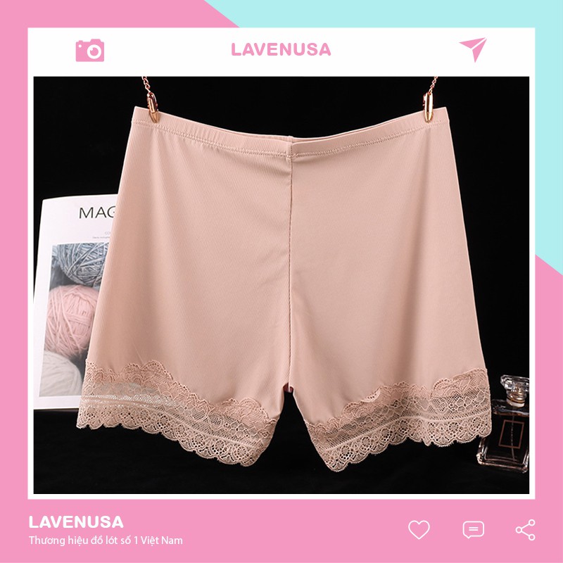Quần lót nữ mặc váy viền ren chất liệu co giãn thoải mái QL24