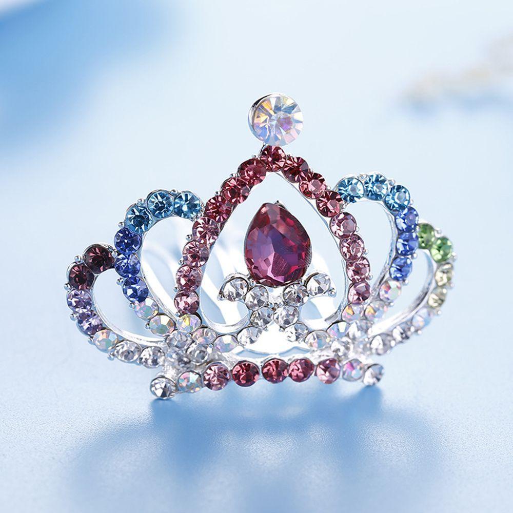 JARRED Lược Cài Tóc Hình Vương Miện Mini Dễ Thương