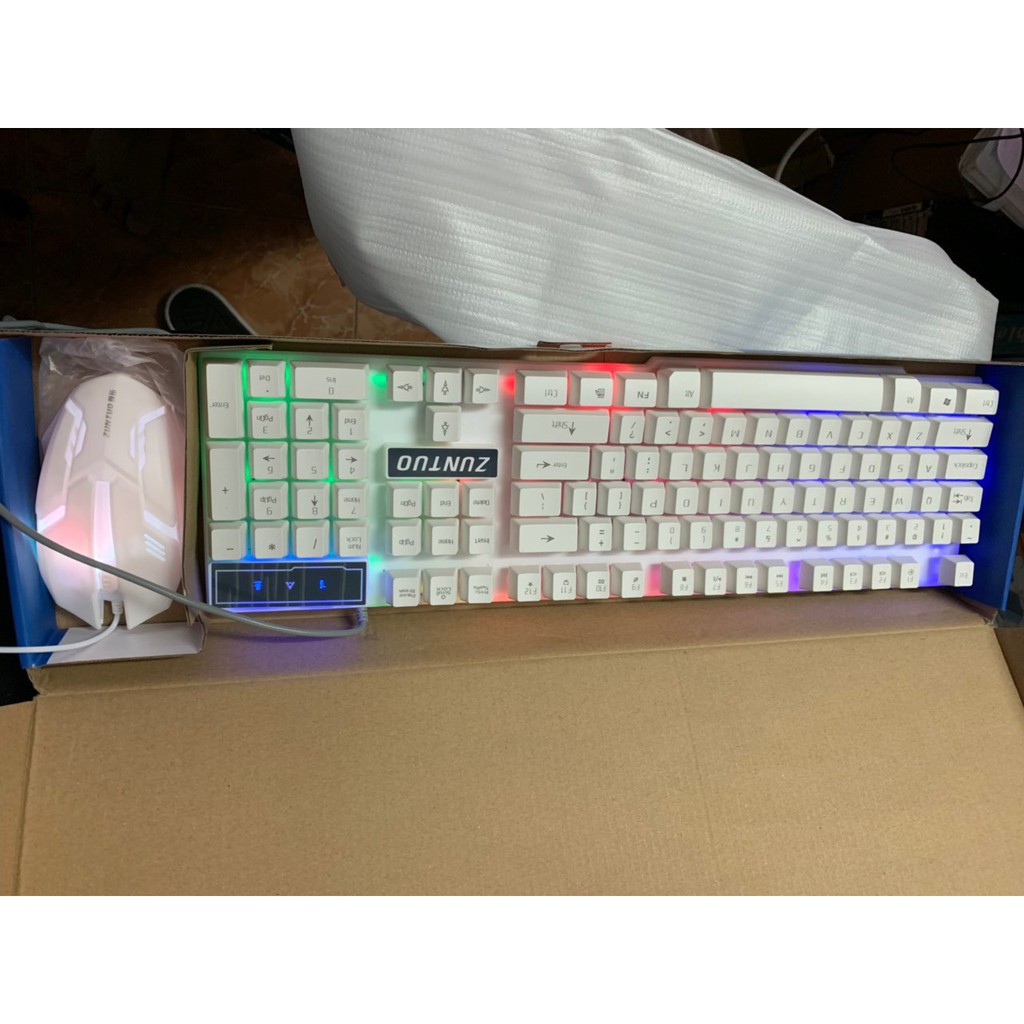 Bộ bàn phím, chuột giả cơ Gaming LED siêu đẹp kèm bàn di chuột cao cấp | BigBuy360 - bigbuy360.vn