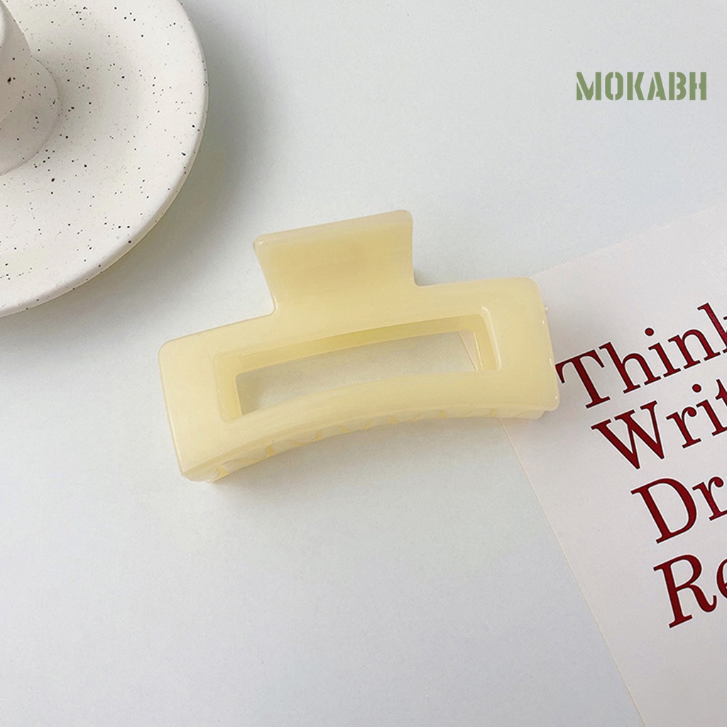 Kẹp Tóc Hình Vuông Màu Trơn Thanh Lịch Dành Cho Nữ