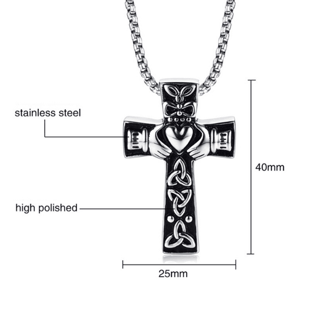 Mặt dây chuyền hình trái tim độc đáo bằng thép không gỉ