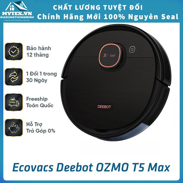 Robot hút bụi lau nhà Ecovacs Deebot OZMO T5 Max DX65 Chính Hãng - mới 100% Nguyên Seal - Giá Tốt nhất thị trường