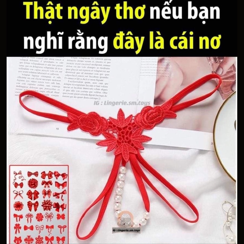 Quần Lót Ren Hoa Ngọc Tra.i Lọt Khe Lộ Đũng Quyến Rũ • Nội Y Cao Cấp Sexy
