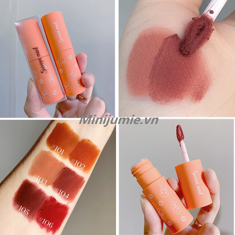 (Hàng Mới Về) Son Môi Sweet mini Chất Nhung Lì Lâu Trôi Dưỡng Ẩm | BigBuy360 - bigbuy360.vn