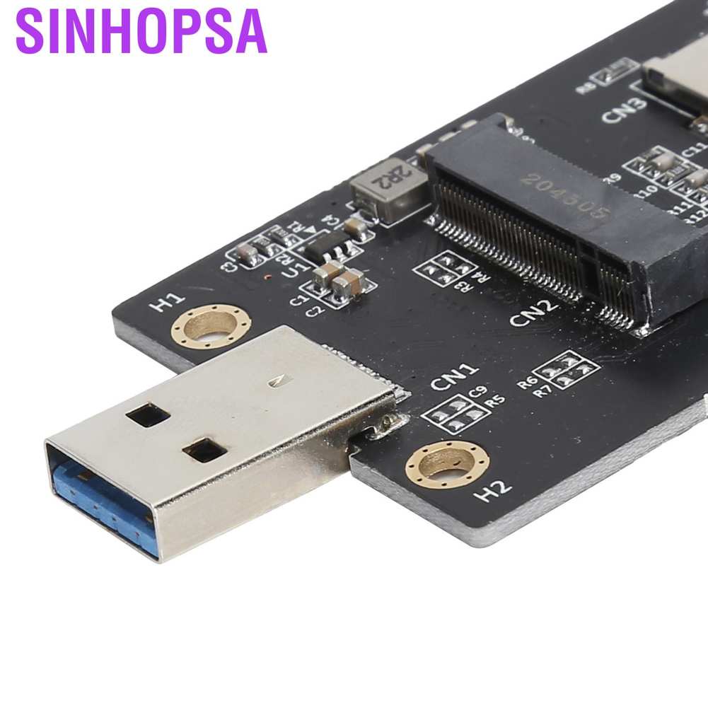 Sinhopsa Riser Card NGFF to SIM 3G/4G/5G Module USB 3.0 Adapter for Desktop Computer Laptop