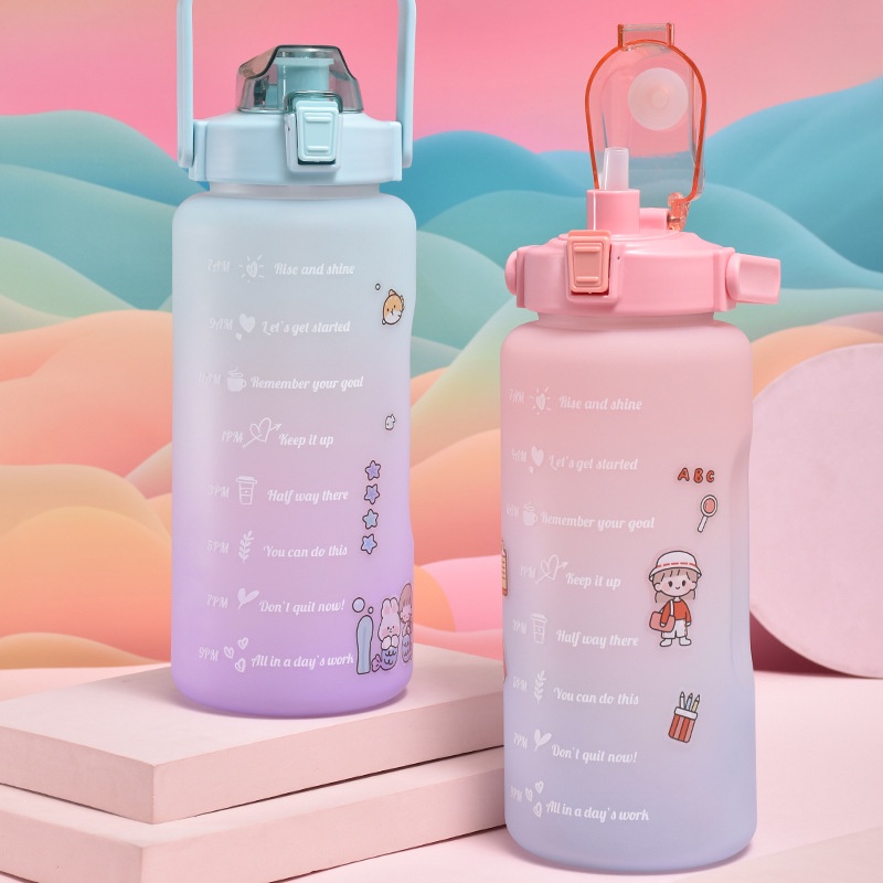 Bình đựng nước SIZE LỚN 2 LÍT có vạch chia tiện lợi