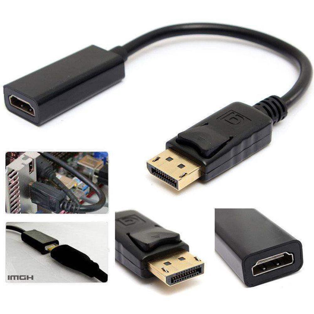 Dây cáp chuyển đổi cổng hiển thị Hd Full Dp 1080p sang cổng đực cái Hdmi