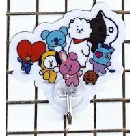 móc dán tường BT21-TATA, COOKY, CHIMMY siêu cute