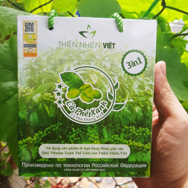 Combo 9 hộp Cà Phê Xanh chính hãng (9 hộp x 10 gói) | BigBuy360 - bigbuy360.vn