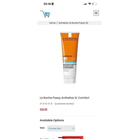 KEM CHỐNG NẮNG LAROCHE SPF30