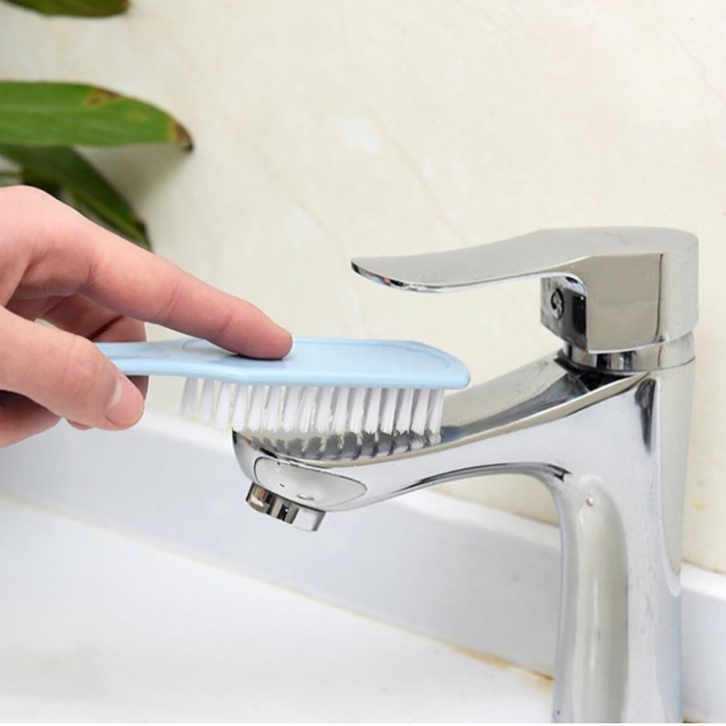 Bàn Chải Dẹp Vệ Sinh Bồn Rửa Mặt Lavabo Tường Gạch Nhà Tắm (giao màu ngẫu nhiên)