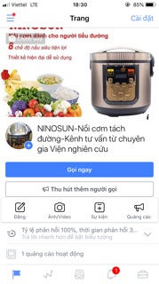 Nồi cơm tách đường NINOSUN