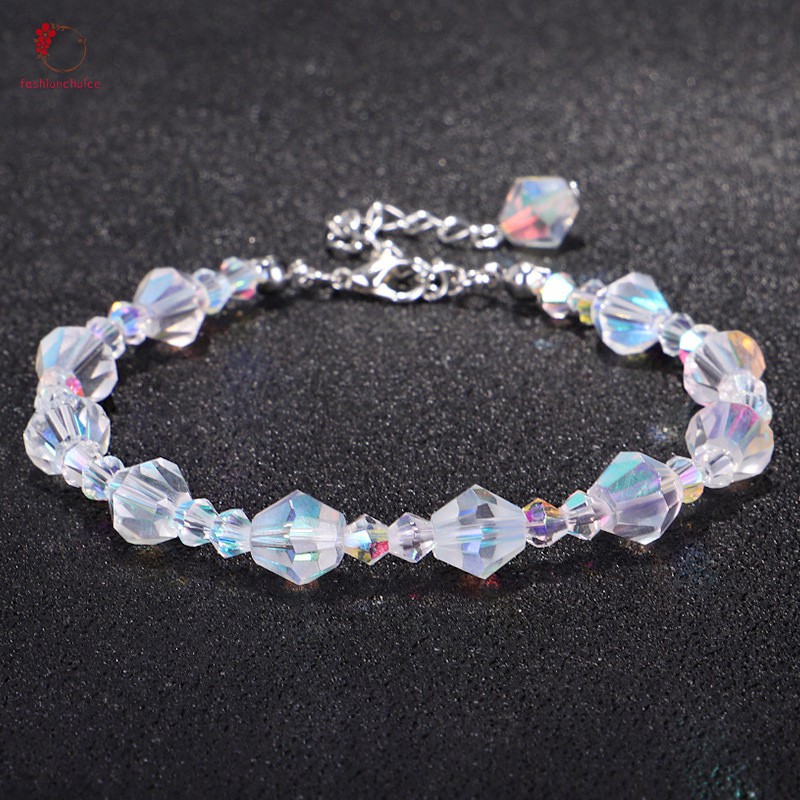 Vòng Tay Chuỗi Hạt Đá Pha Lê Lấp Lánh