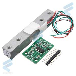 Cảm biến tải trọng loadcell + chuyển đổi adc 24bit hx711 - 5kg