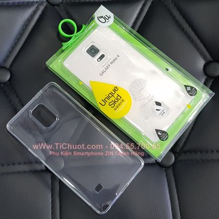 Ốp Silicon Dẻo Trong Suốt Hộp Chính Hãng Vu-Case Dành Cho Samsung Galaxy Note 4