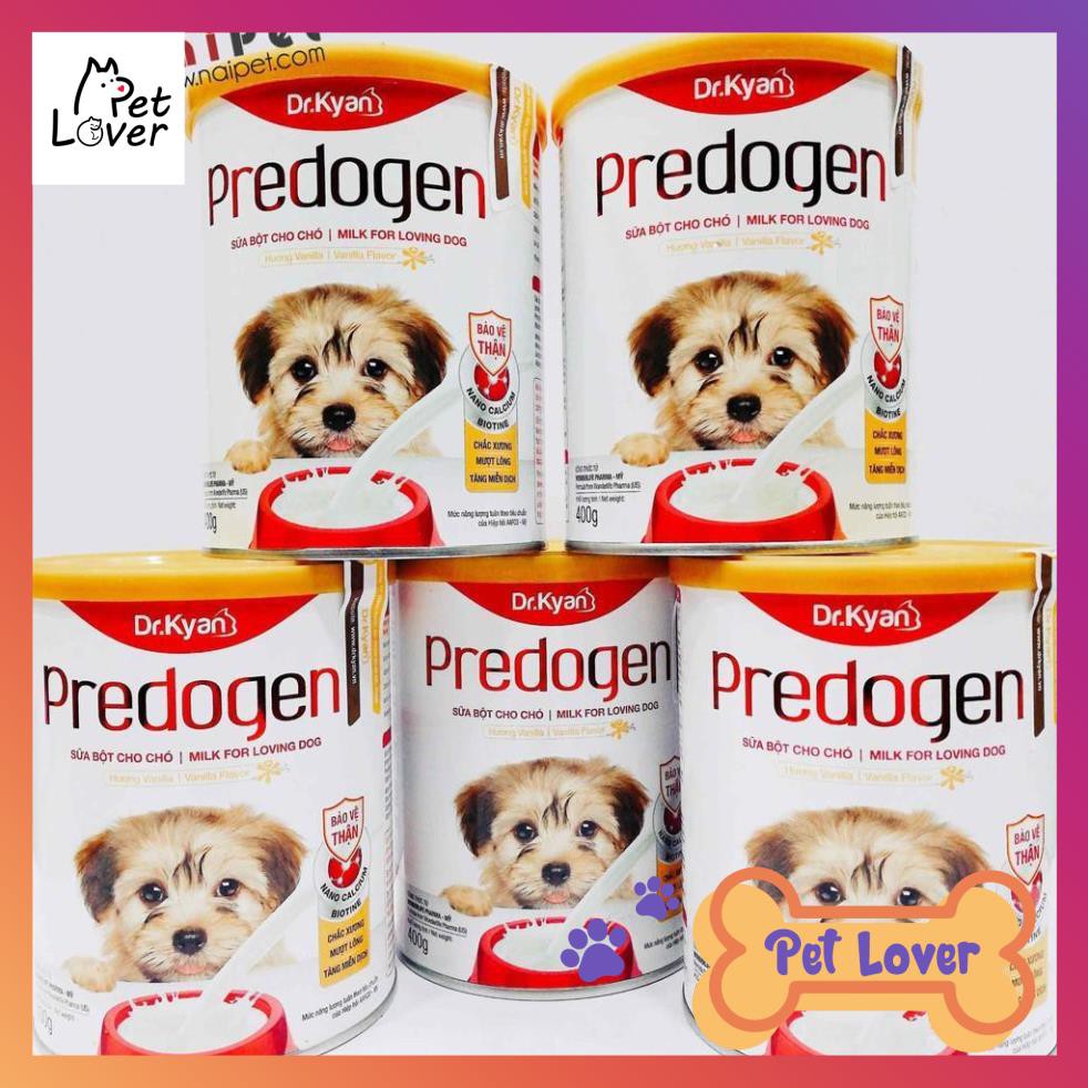 [FREESHIP] Sữa Bột Dinh Dưỡng Cho Chó Predogen Dr.Kyan Hộp 400g _Petlover