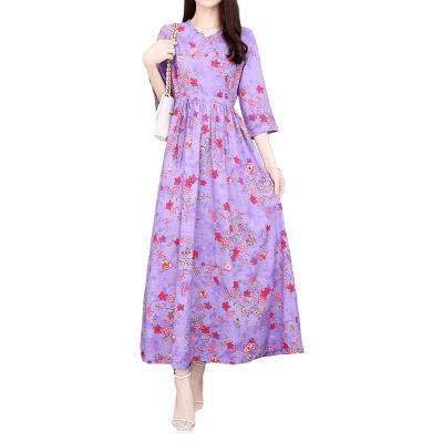 Jumpsuit Cotton Mỏng Thoáng Khí In Hoa Thời Trang Cao Cấp Cho Nữ