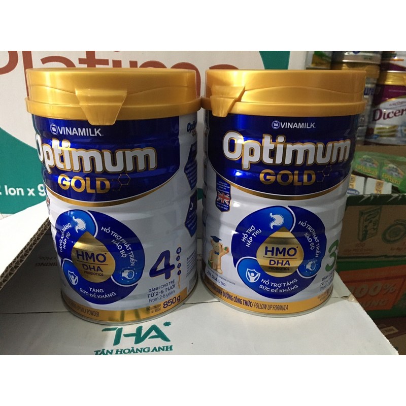 Sữa Optimum Gold 3 và Optimum Gold 4 - 900g