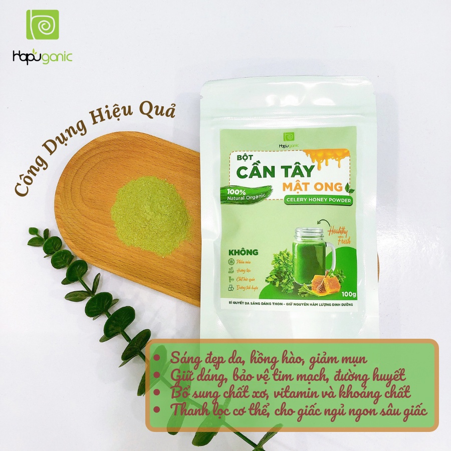 Bột CTMO giữ dáng, đẹp da Hapu Organic 100g