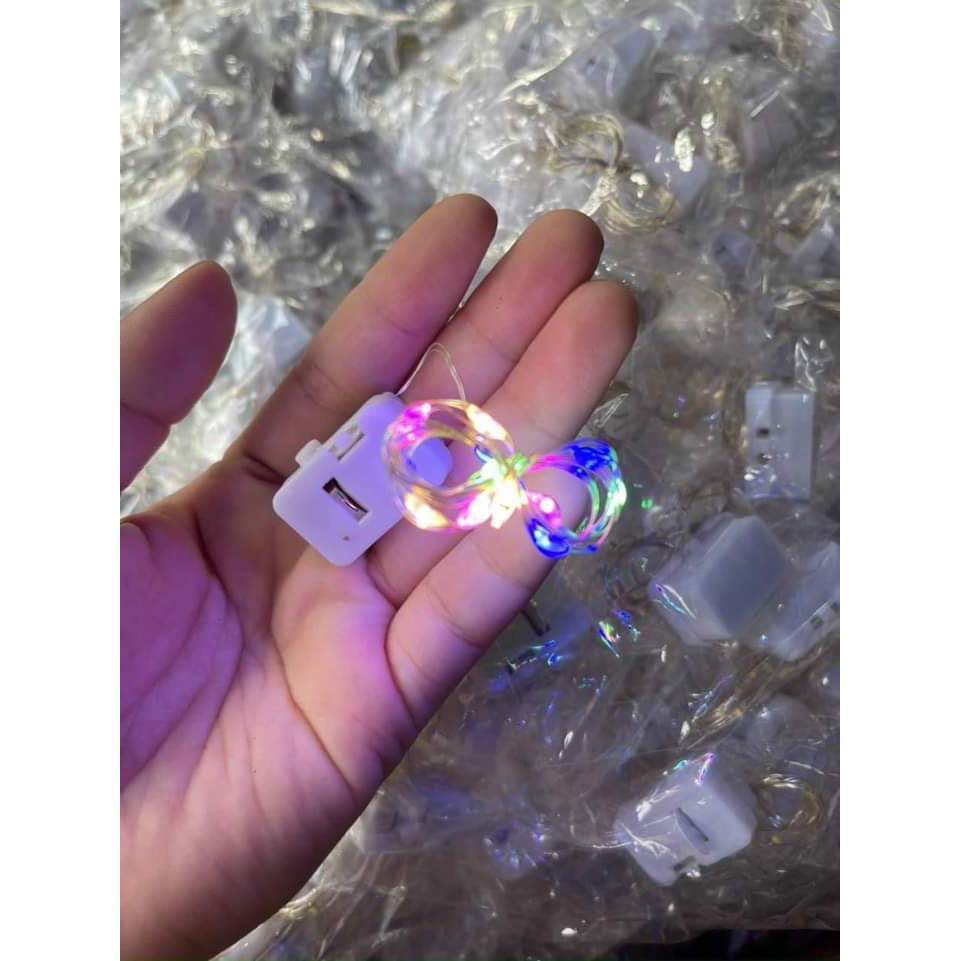 30 cái đèn led đom đóm đèn led trang trí đèn fairylight fairy light nhiều màu dài 1m