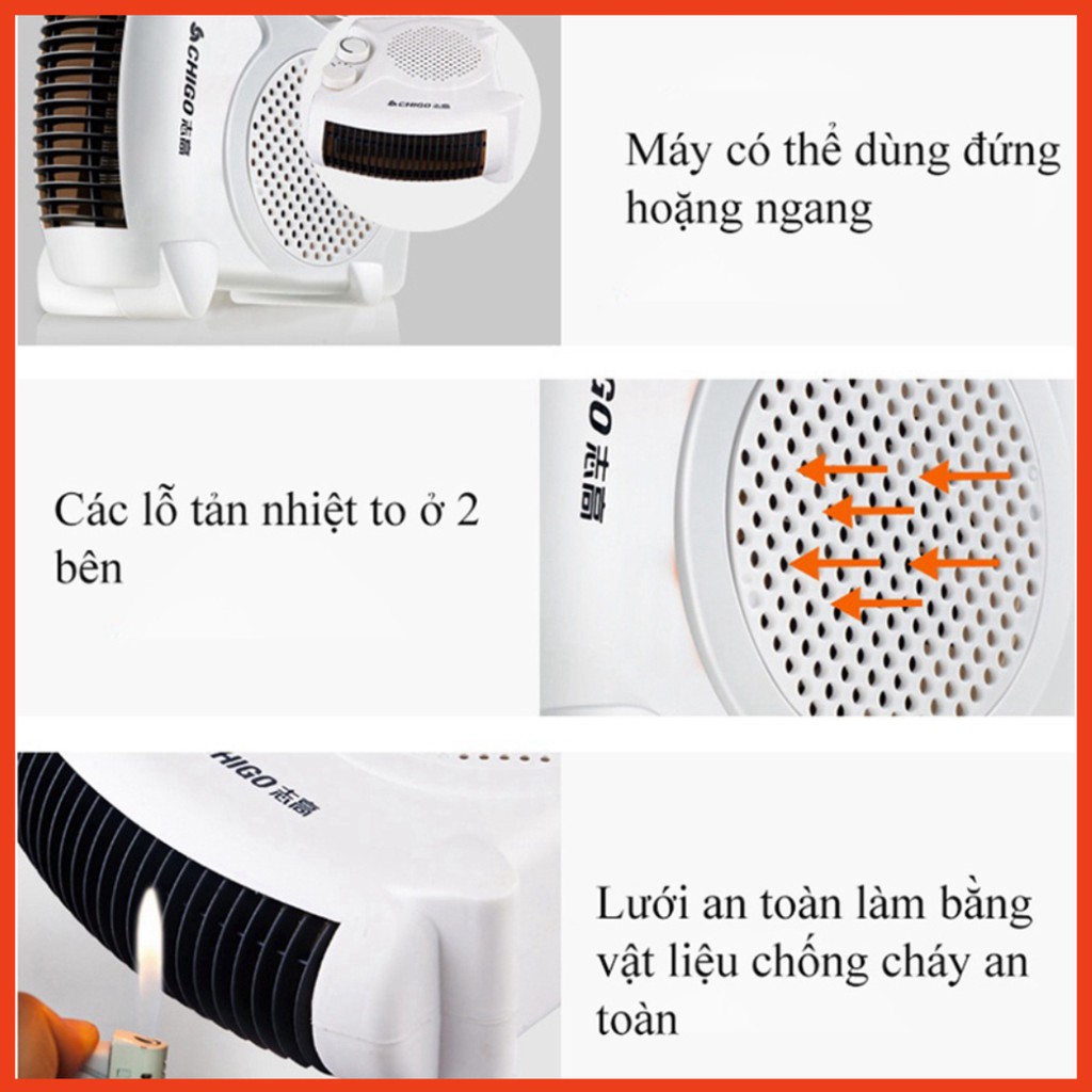 Quạt Sạc Tích Điện Để Bàn Super Fan Không Dây  3 Chế Độ Sử Dụng Cổng Sạc USB Tiện Dụng