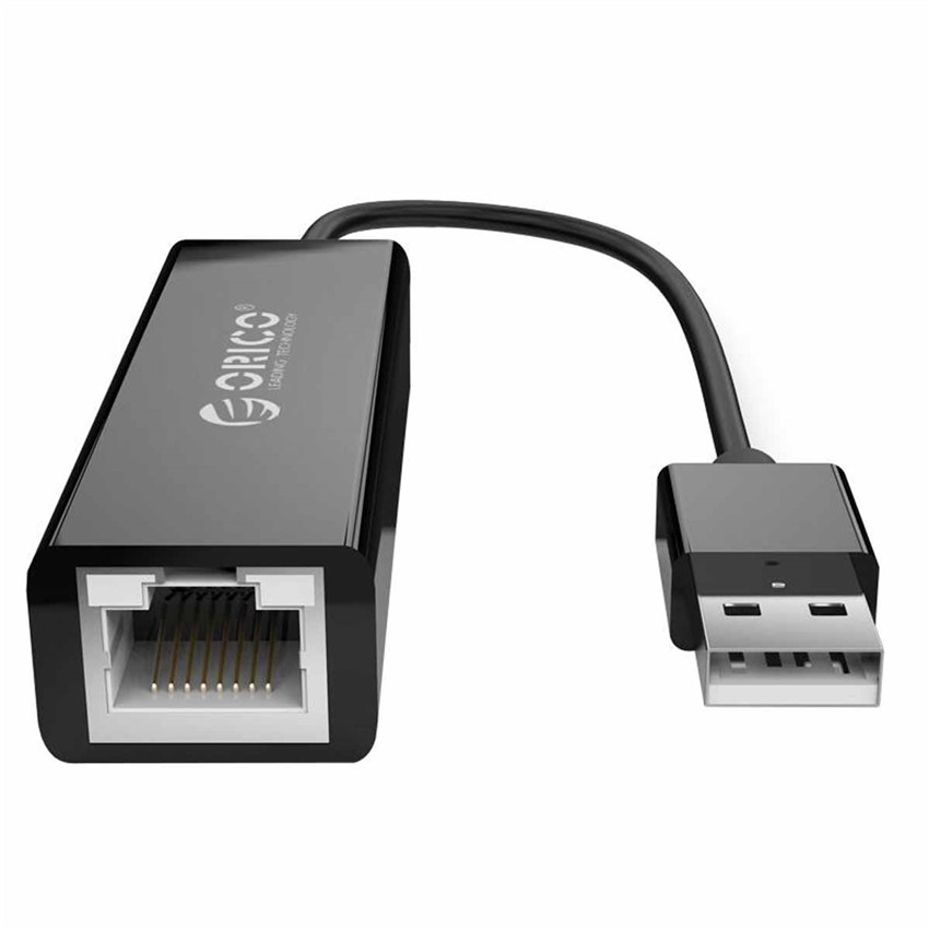 Bộ chuyển USB 2.0/3.0 sang Lan RJ45 ORICO UTJ-U2-BK/ UTJ-U3-BK - Hàng chính hãng