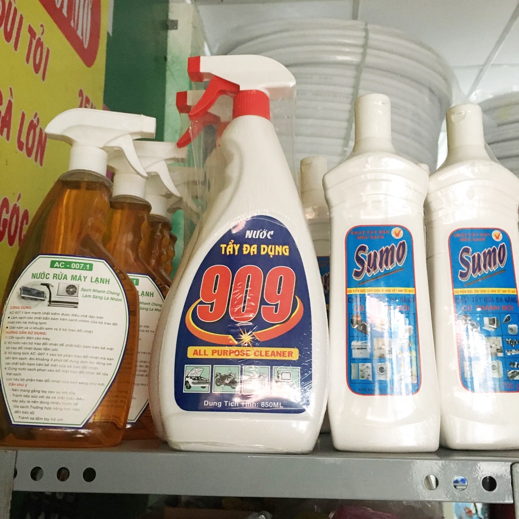 [SẴN HÀNG] Nước tẩy đa dụng 909 Kim Phát 850ml [CHAI LỚN] nước tẩy đa năng 909