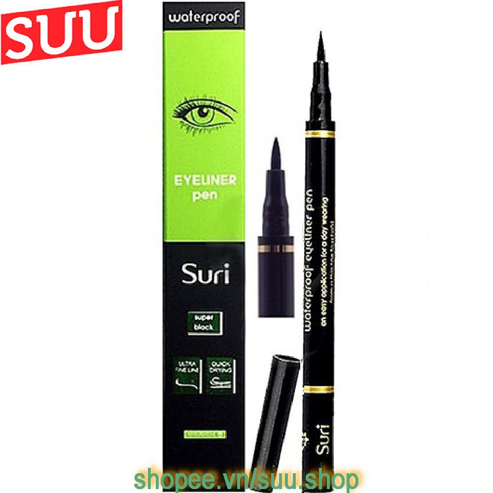 Kẻ Mắt Nước Suri Siêu Mảnh Waterproof Eyeliner Pen E233, suu.shop cam kết 100% chính hãng