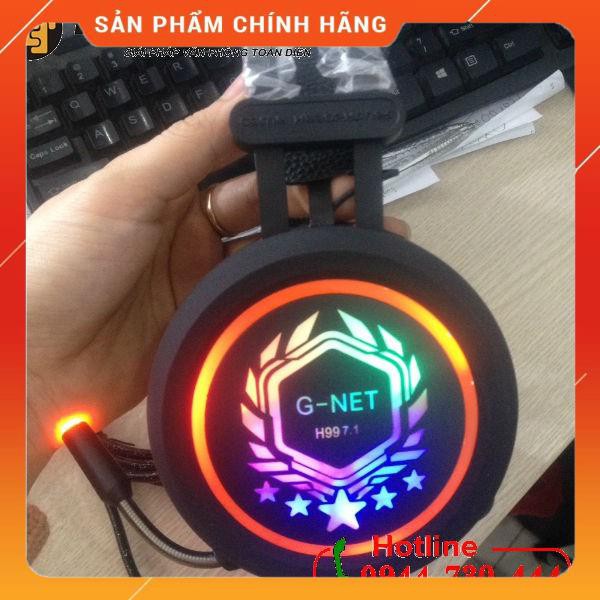 [Mã 267ELSALE hoàn 7% đơn 300K] Tai nghe G-net H99 7.1 chân USB (combo 5c) dailyphukien